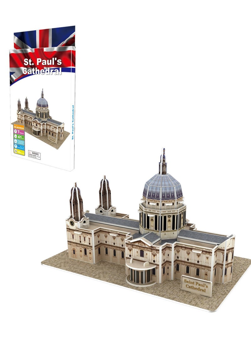 World Famous Building Puzzle St. Paul's Cathedral Children's Toy - Image 1
